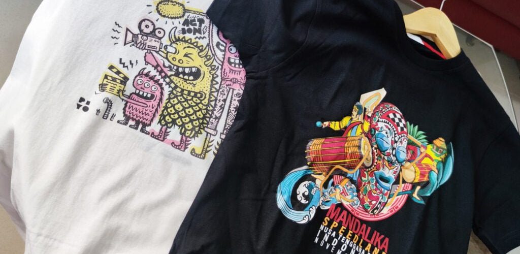 proses sablon cetak kaos