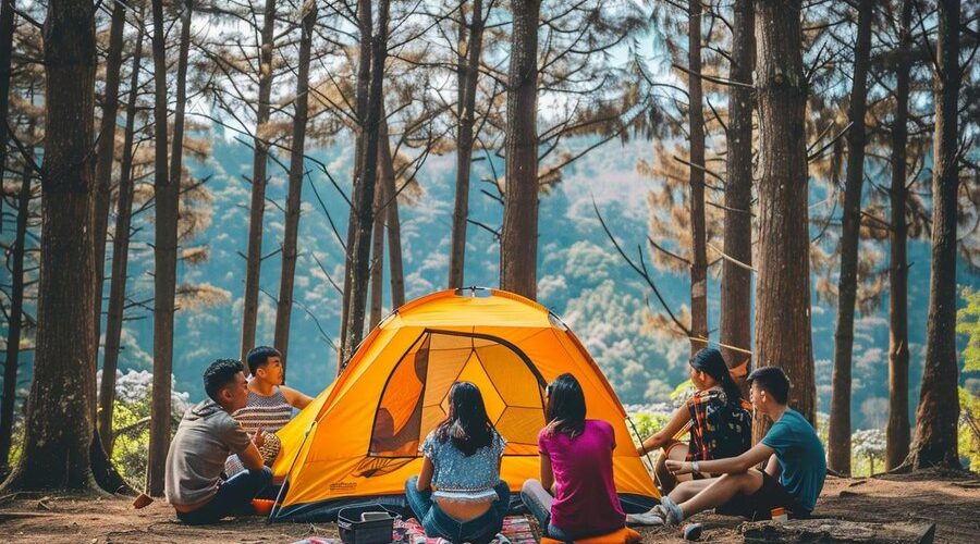 tempat camping di lembang murah