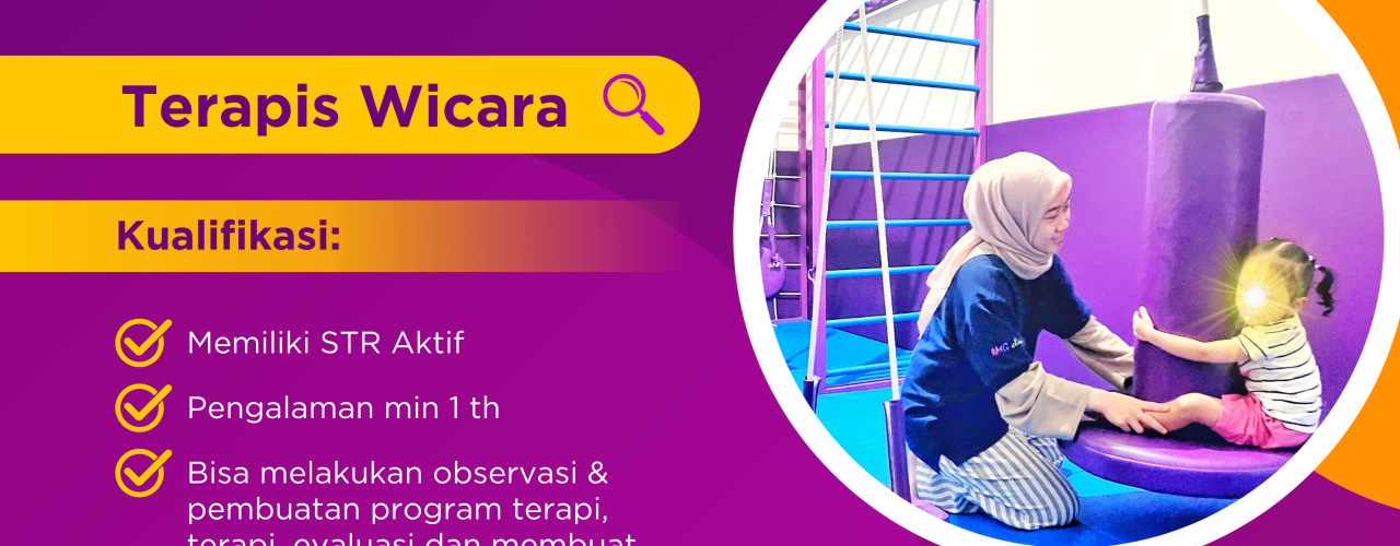 lowongan kerja terapis wicara
