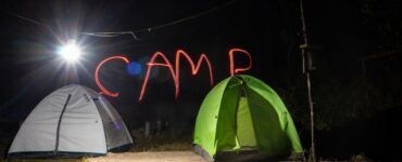 Camping malam hari Lembang