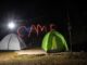 Camping malam hari Lembang